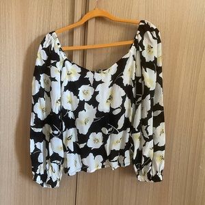 Bash flower blouse